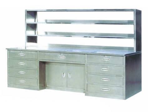 點(diǎn)擊查看詳細(xì)信息<br>標(biāo)題：不銹鋼工作臺(tái)（帶試劑架） 閱讀次數(shù)：2365