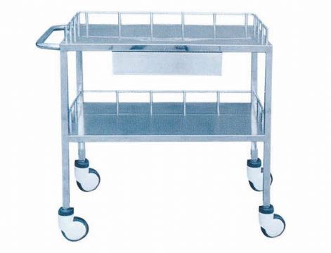 點擊查看詳細(xì)信息<br>標(biāo)題：不銹鋼治療車（半抽屜） 閱讀次數(shù)：2474