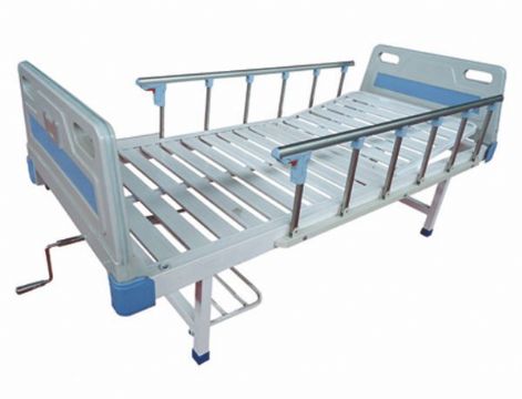 點擊查看詳細信息<br>標題：ABS床頭條式單搖護理床（護欄） 閱讀次數：2968